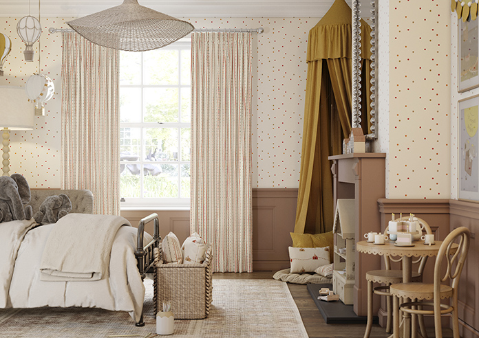 May Day, Stripe Spice - Made to Measure Curtains - Image 3